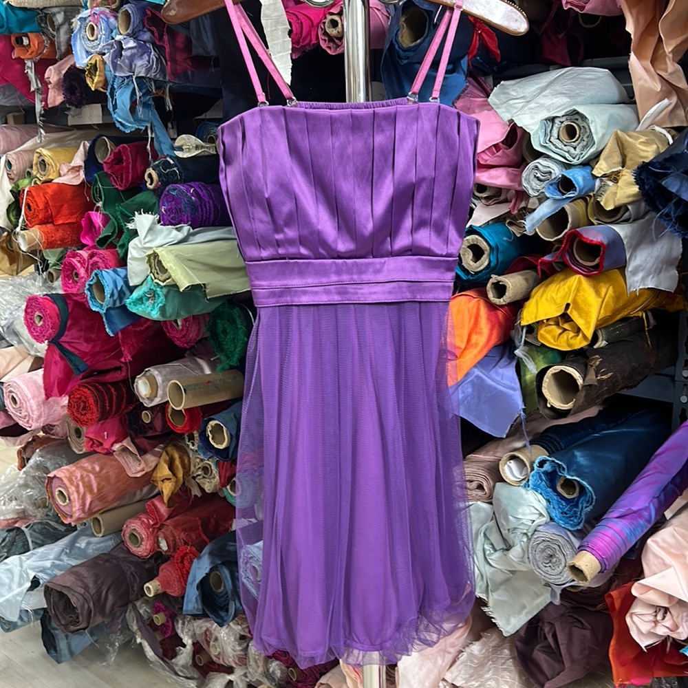 Purple sleeveless children’s dress
